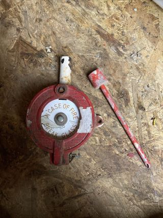 Vintage Industrial Switch/button Tangent Firebutton