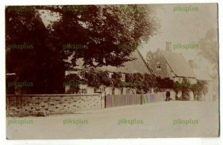 Old Postcard Cranford Village Northants Real Photo Vintage Kettering 1908