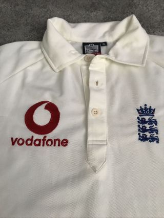 Vintage Admiral England Cricket Shirt Size XL 2