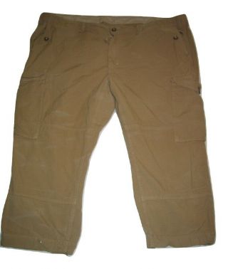 Polo Ralph Lauren Men’s Cargo Tech Military Beige Pants Size 52b X 30 Vtg