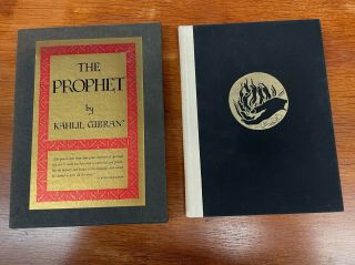 The Prophet Kahlil Gibran 1971 Hardcover In W Slipcase
