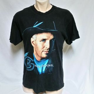 Vtg 1998 Garth Brooks Double Live Tour T Shirt 90s Concert Tee Pop Country Large