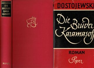 Fjodor M.  Dostojewski,  Die Brüder Karamasoff,  4 Teile In Einem Band,  Piper 1968