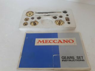 Vintage Meccano Gear Set Circa 1970 