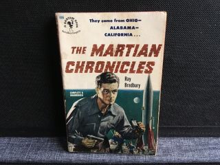 Bantam Books Paperback 886 The Martian Chronicles Ray Bradbury