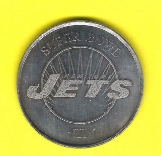 Nfl York Jets Bowl Coin Poker Card Guard,  Football Goal