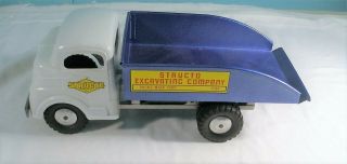 Vintage Structo Excavating Company Toy Dump Truck,  1950 