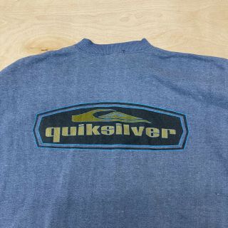 Vintage Quiksilver Crewneck Size Xl Blue Hue Pullover Sweater