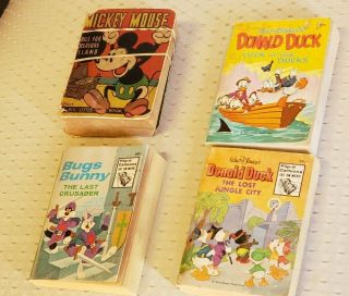 Antique The Big Little Books Bugs Bunny,  Daffy Duck Mickey Mouse