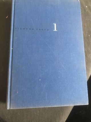 The Life And Work Of Sigmund Freud Volume 1 By Jones (1955 First Edition) 7th Pr