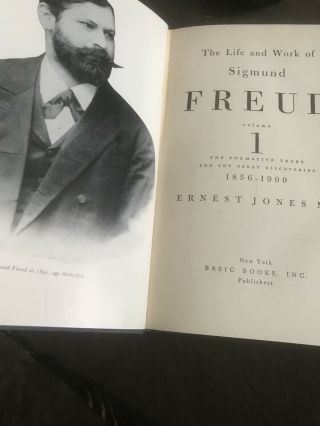 The Life and Work of Sigmund Freud Volume 1 by Jones (1955 First Edition) 7th Pr 3