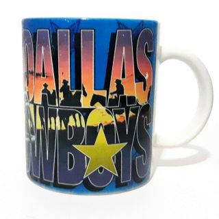 Vintage 1990s Dallas Cowboys Nfl 12 Oz Coffee Mug Cup