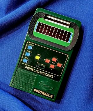 1978 Vtg Mattel Classic Football 2 Electronic Handheld Game Great A,  Fun