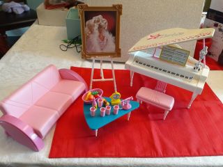 Barbie Doll Star Piano Concert Playset Vintage 1989 Mattel Arco