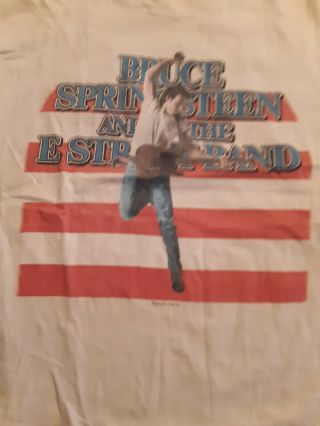 Bruce Springsteen And The E Street Band Born In The Usa T - Shirt White