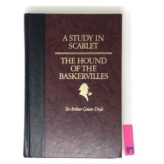 A Study In Scarlet & The Hound Of The Baskerville - Hc 1986 Ills.  Hardcover