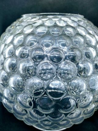 Vintage Glass Ball Globe Shade GWTW Oil Electric Lamp Shade Thousand Eye 2