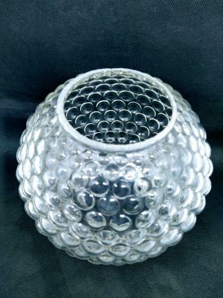 Vintage Glass Ball Globe Shade GWTW Oil Electric Lamp Shade Thousand Eye 3