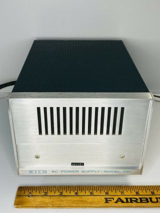 Vtg Eico 751 Ac Power Supply Ham Amateur Radio For A 753 Transceiver -