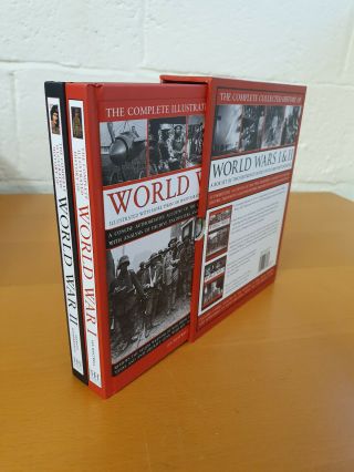 The Complete Illustrated History Of World Wars I & Ii - 2 Vols - W