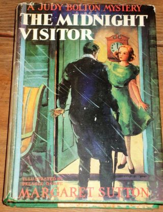 A Judy Bolton Mystery “the Midnight Visitor” By Margaret Sutton 1939 Hc Dj
