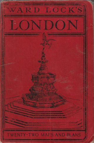 Ward Lock Red Guide To London - 1953 - Beck Underground Railway Plan,  Other Maps