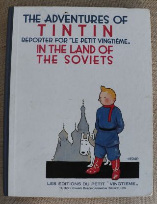 Les Aventures De Tintin,  Au Pays Des Soviets Herge London1989