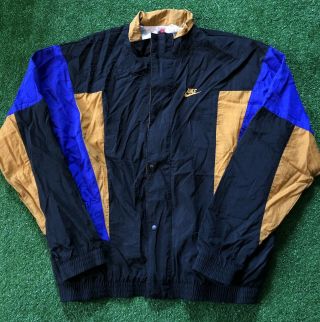 Vintage 90s Nike Gray Tag Windbreaker Jacket Men’s Xl