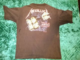 Vintage Metallica Tee Shirt 1987 - 1988 Xl