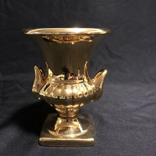 Vintage Royal Winton Golden Age Gold Lustre Vase 6 "