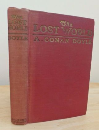 Arthur Conan Doyle The Lost World 1925 Photoplay Edition A.  L.  Burt Partial Dj