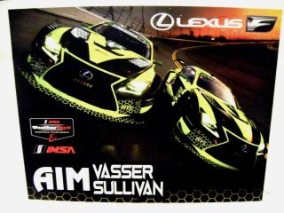 2020 Aim Vasser Sullivan 12/14 Lexus Rc F Gt3 Imsa Gtd Kyle Busch Postcard