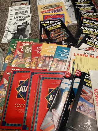 Vintage Game Manuals - Sega Saturn,  Atari,  Nintendo,  Etc