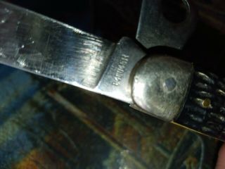 Vintage rare one Case XX 640045R Scout Knife Vintage 4 Blade Pocket usa 3