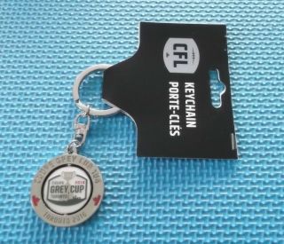 2016 Toronto Coupe Grey Cup Cfl Football Spinner Keychain Key Ring O393