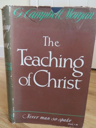 G Campbell Morgan - The Teaching Of Christ Hbdw Satan & Demons