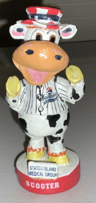 Scooter The Holy Cow Bobblehead - Staten Island Yankees Souvenir