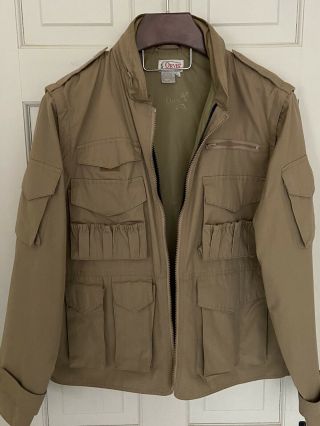 Vintage Orvis Men’s Fishing Jacket,  Beige,  Size Large
