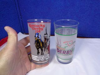 Kentucky Derby Official Julep Glass 1988 & 1992.  Bx - Aa