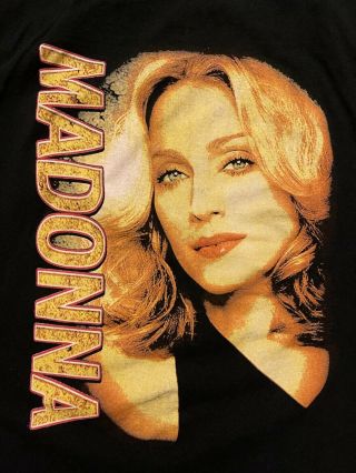 2004 Official Madonna Concert Tour Shirt Rap Tee