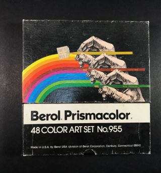 Berol Prismacolor 48 Color Art Set 955 Vintage Colored Pencil