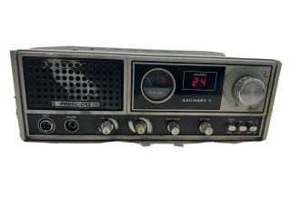 Vintage Uniden Zachary T.  Cb Base Unit Radio Powers On.  “parts”