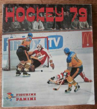 1979 Panini World Hockey Part Set In Album