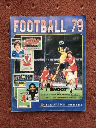 Figurine Panini Football 79 Sticker Album Vintage Rare Near Full Complete Vgc