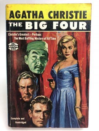 The Big Four Agatha Christie Avon 690 Mystery Gga
