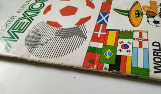 Mexico 86 World Cup Panini Sticker Album - Complete Minor Wear Decent 2