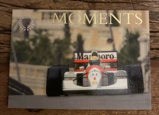 Ayrton Senna Futera F1 Grand Prix 2005 Trading Card Formula 1 One Moments Legend