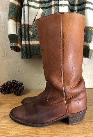 Vintage Frye Mens Campus Riding Boots 10 D Made In Usa