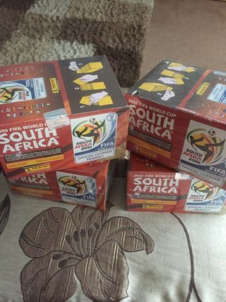 Panini World Cup 2010 South Africa 4 Boxes 400 Packets Football Stickers