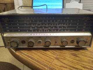 Vintage Hallicrafters S - 120 Shortwave Radio,  Tube Receiver,